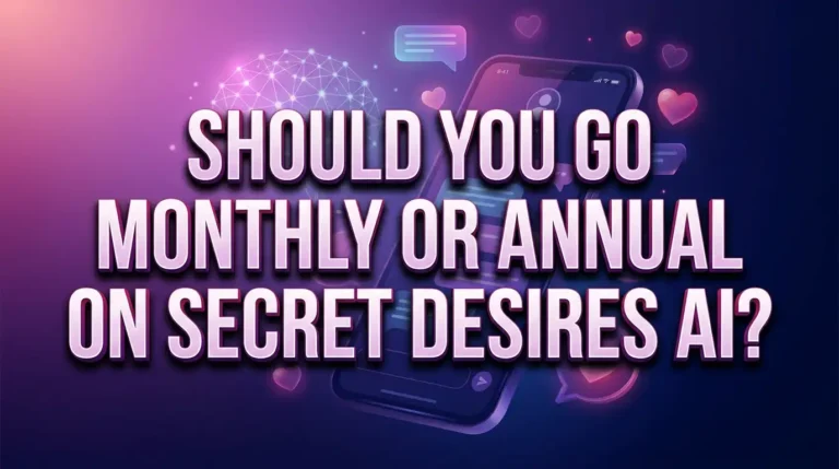Should You Go Monthly or Annual on Secret Desires AI?